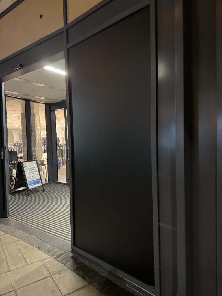 Vinyl signage installation South Yorkshire