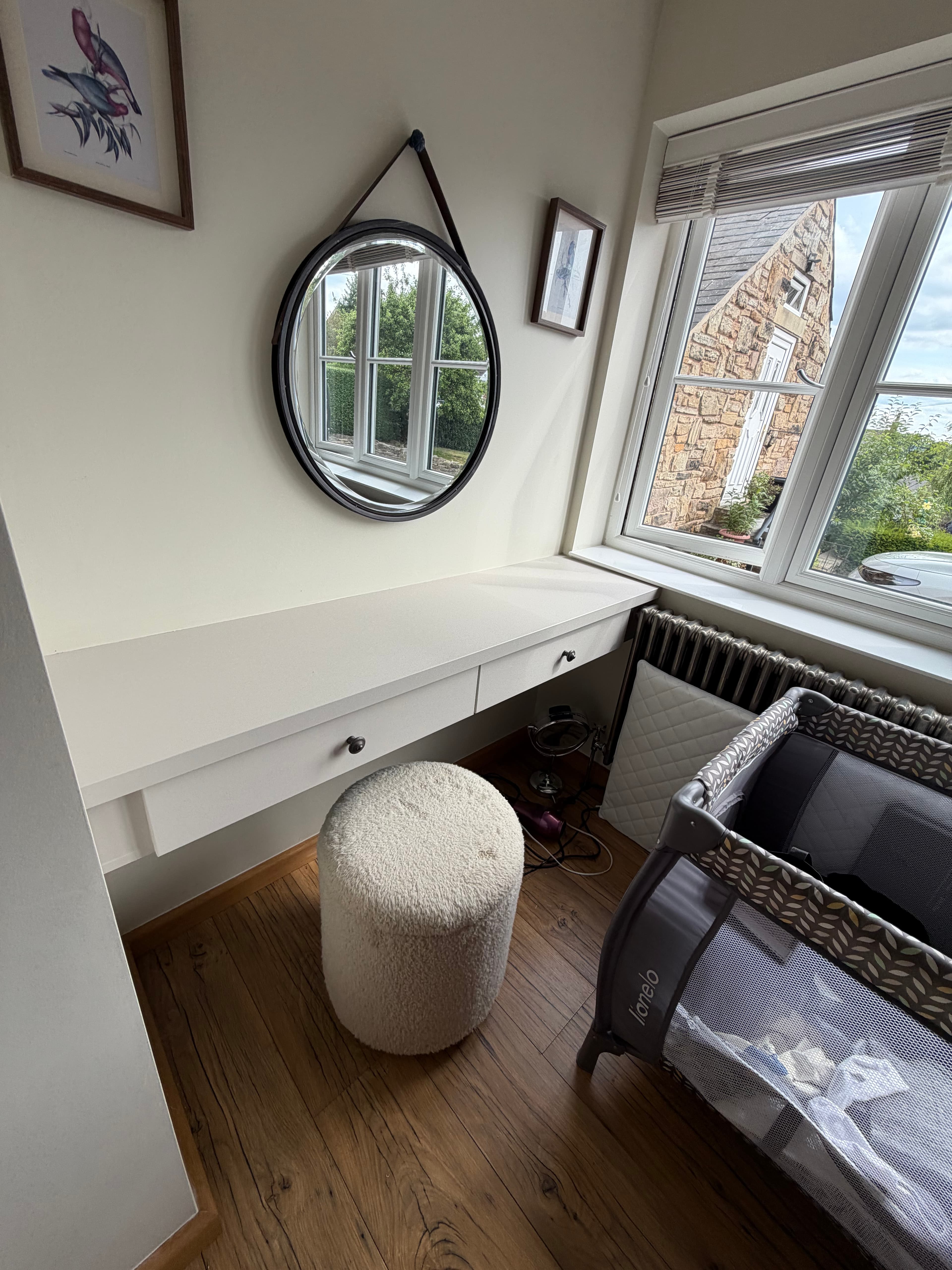 Built-in wardrobe Chesterfield — completed bedroom makeover after