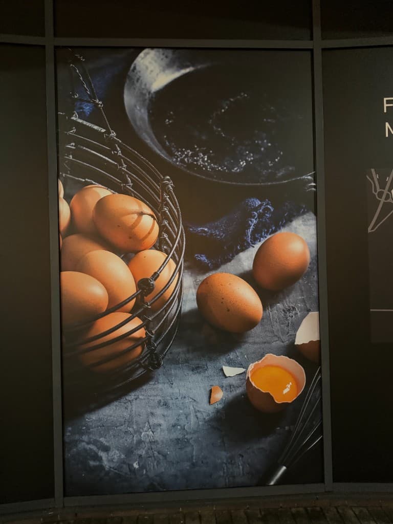 Full run of external food retail window graphics installed in Sheffield.